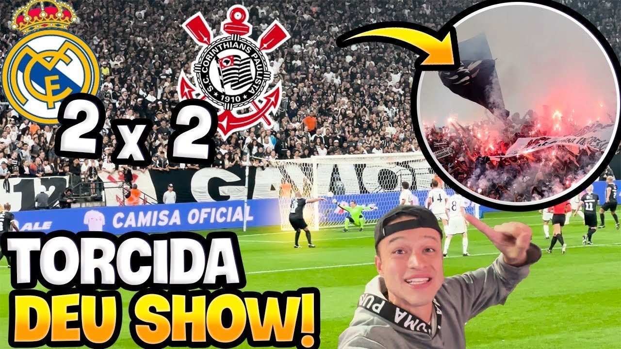 O DIA QUE O CORINTHIANS JOGOU CONTRA O REAL MADRID E A TORCIDA FEZ ISSO!! Corinthians x Real Madrid