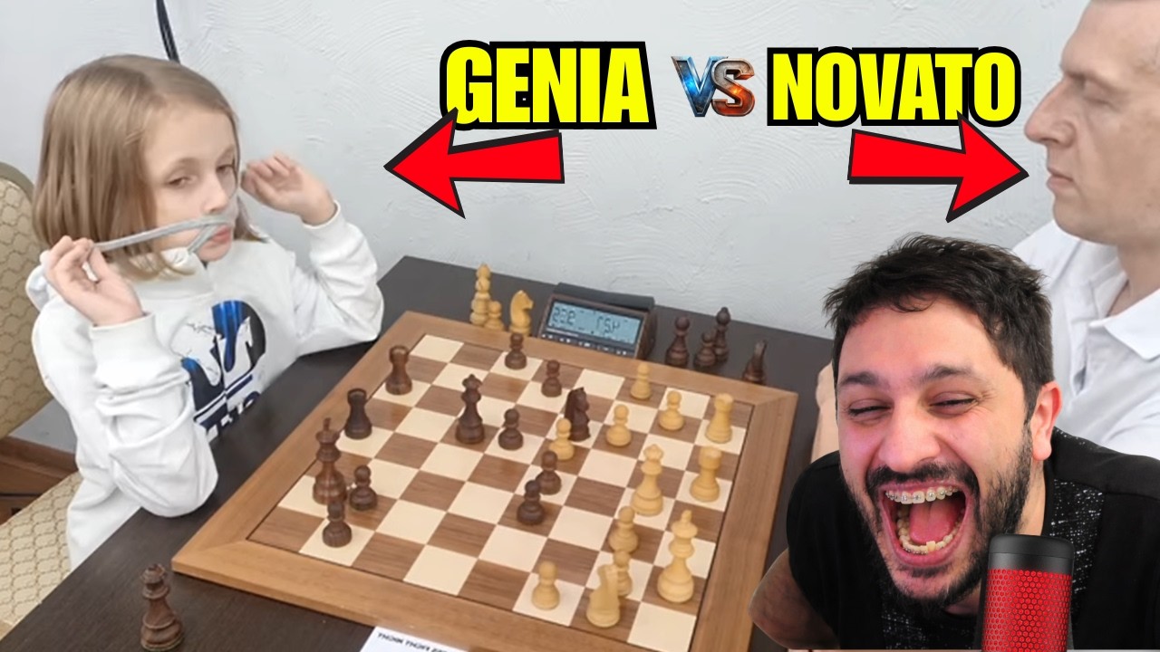 ¡¡ESTO PASA CUANDO JUEGA UNA NIÑA GENIO VS UN NOVATO!!