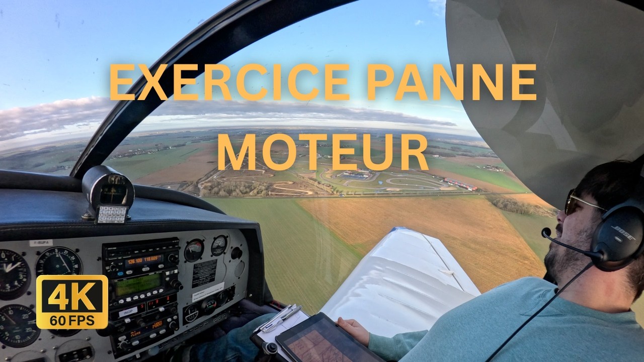 4K POV - EXERCICE PANNE MOTEUR