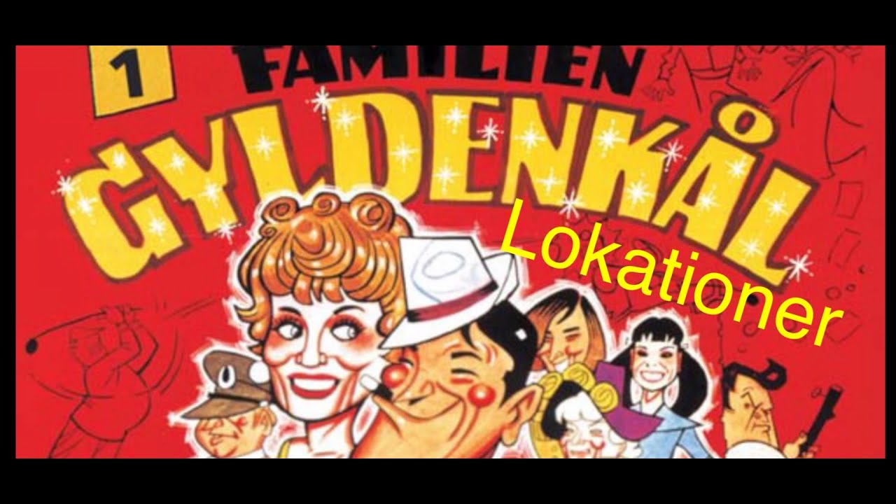 Filmlokationer - Familien Gyldenkål Filmene - Axel Strøbye Gamle danskefilm .