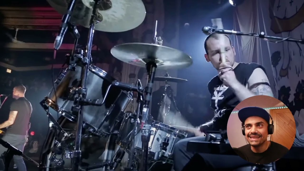 DEREK GRANT - batterista FENOMENALE degli ALKALINE TRIO