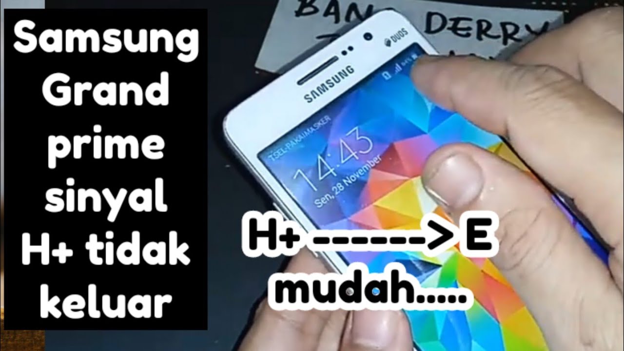 Samsung Grand prime sinyal H+ tidak keluar.. mudah pasti bisa