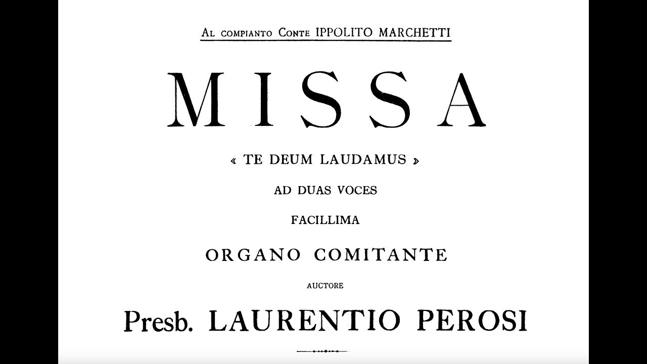 Lorenzo Perosi - Missa 