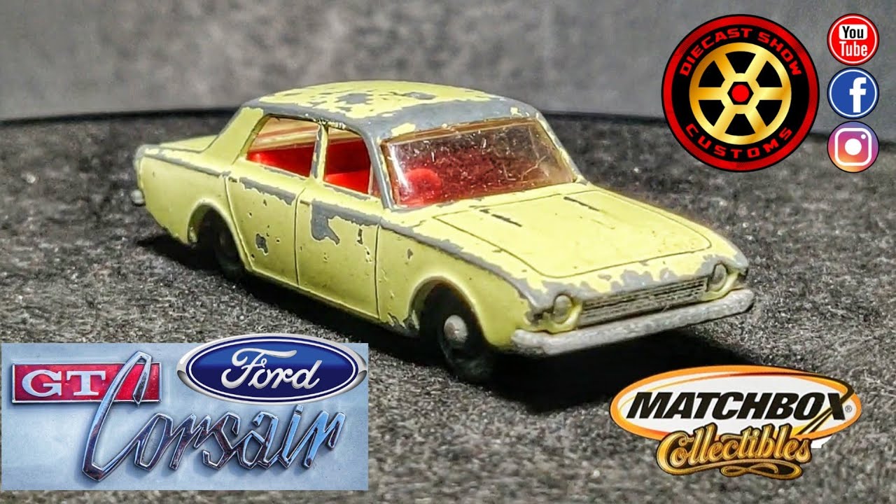 How to make a Custom Lesney Restoration with Enamel Paint [ Ford Corsair No. 45 ]