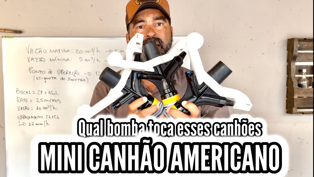 DICAS PRÁTICAS PARA USAR O MINI CANHÃO AMERICANO NA IRRIGAÇÃO