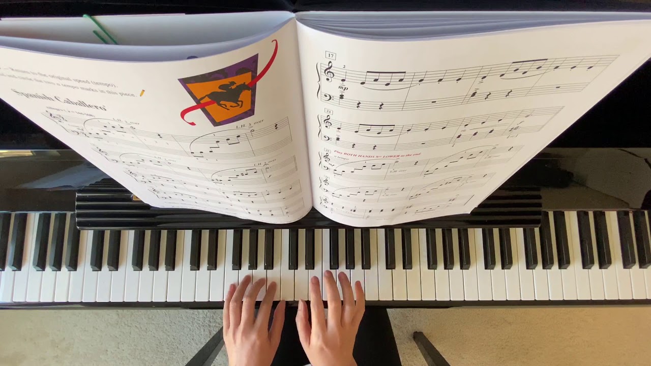 “ Spanish Caballero” Piano Adventure Lesson Book Level 2B