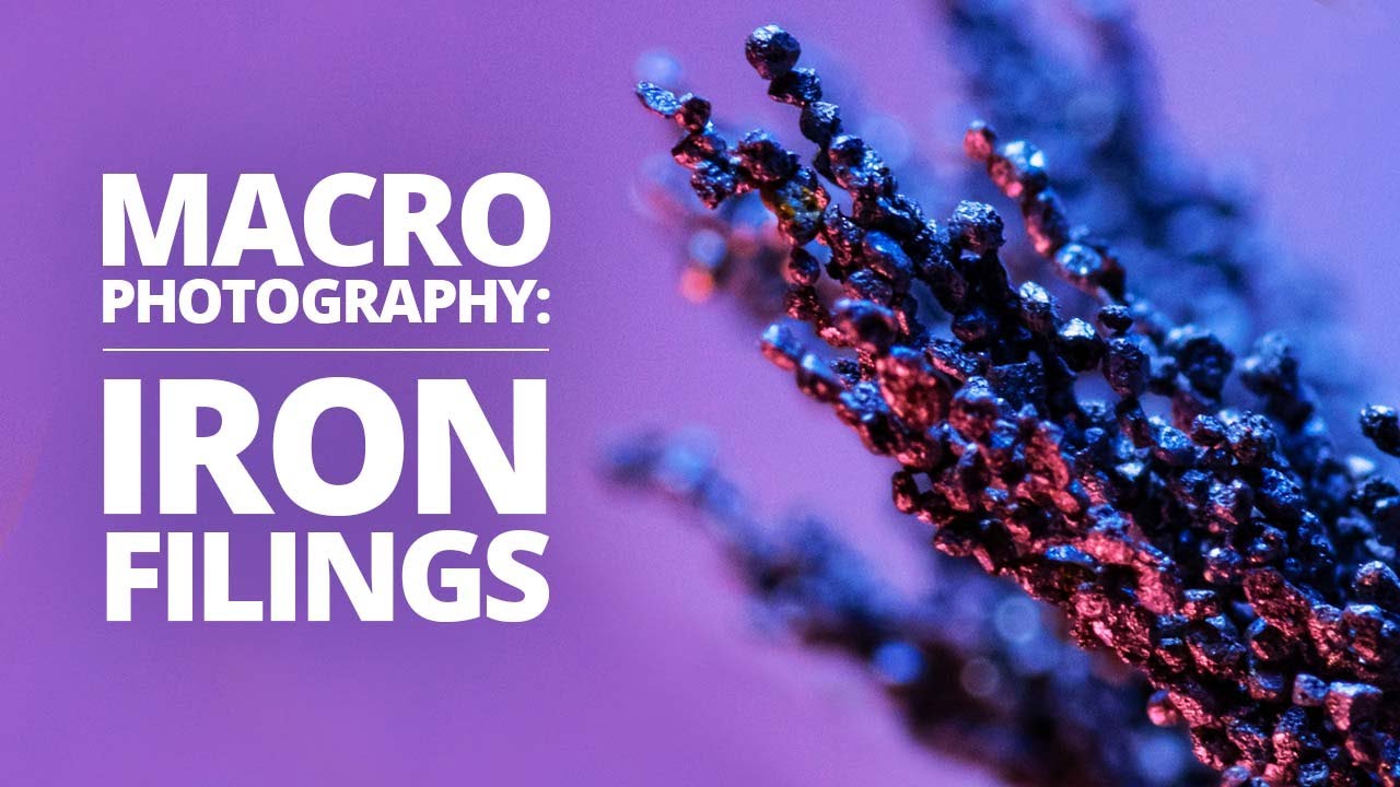Iron Filings macro videography & photography tutorial