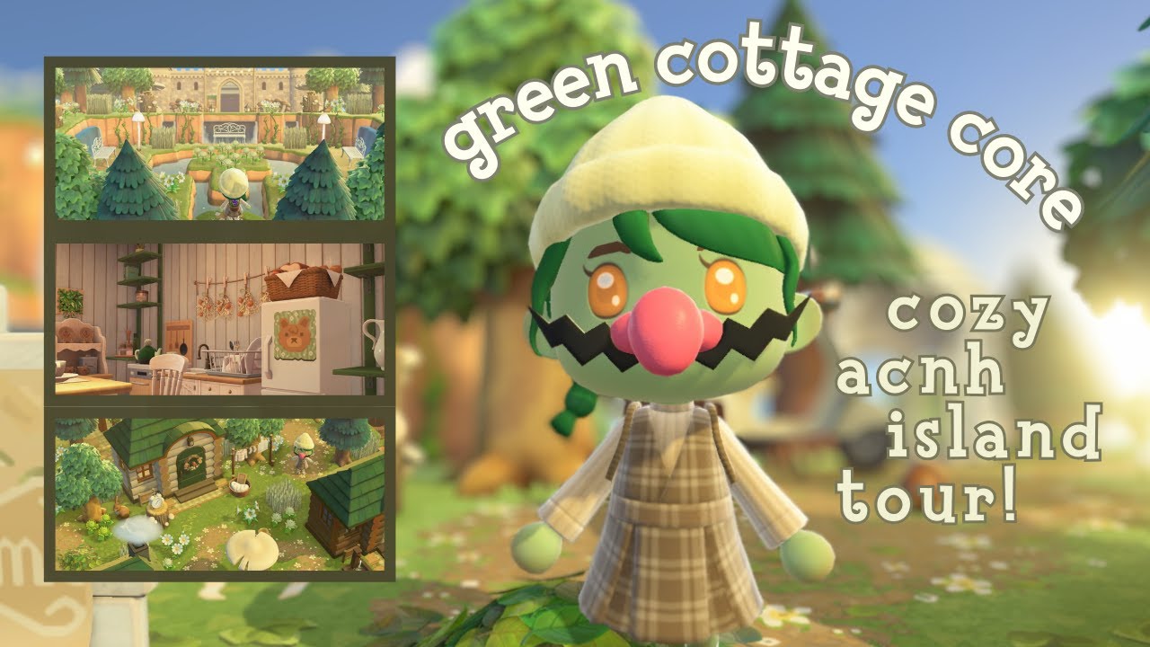 Cozy Cottagecore Forest Island ACNH Island Tour 🌿