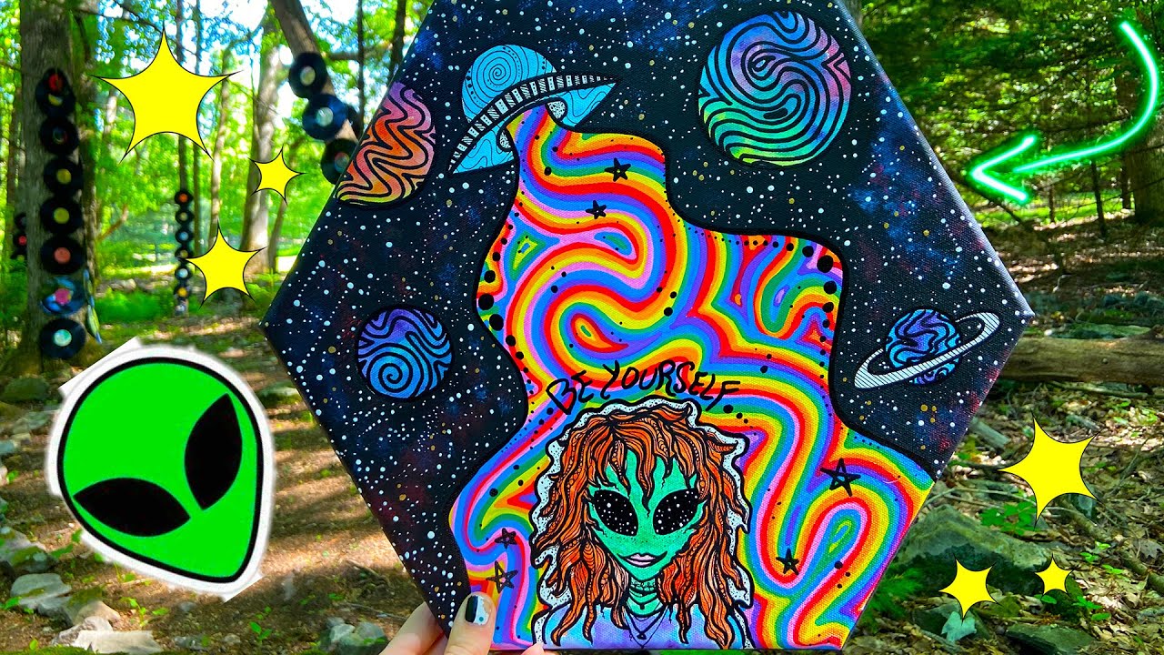 HOW TO DRAW YOURSELF AS AN ALIEN!