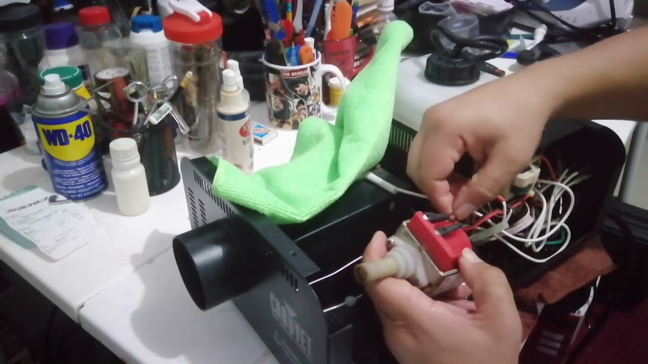 Como reparar máquina de humo Part... 2