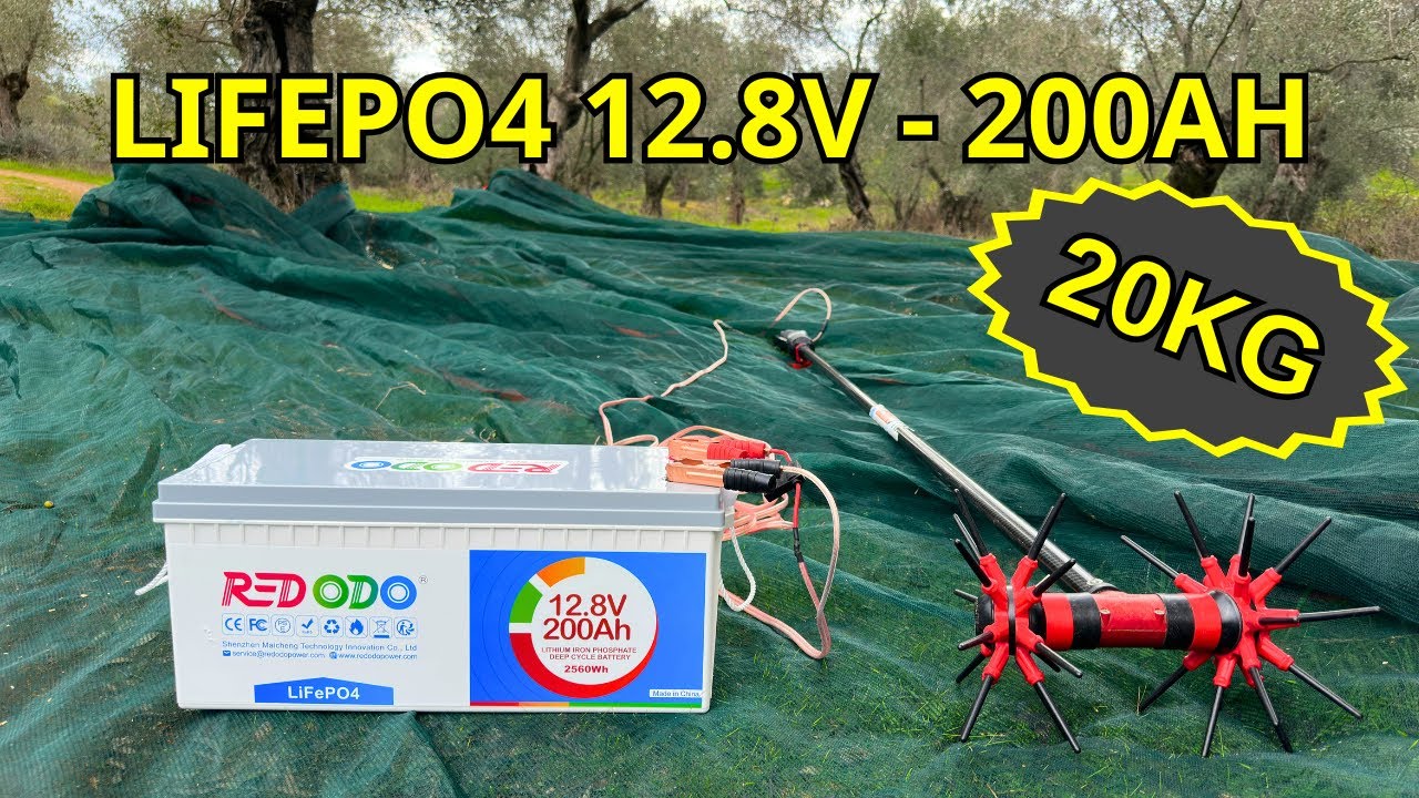 ΜΠΑΤΑΡΙΑ LIFEPO4 12,8V - 200AH & ΒΑΡΟΣ 20KG