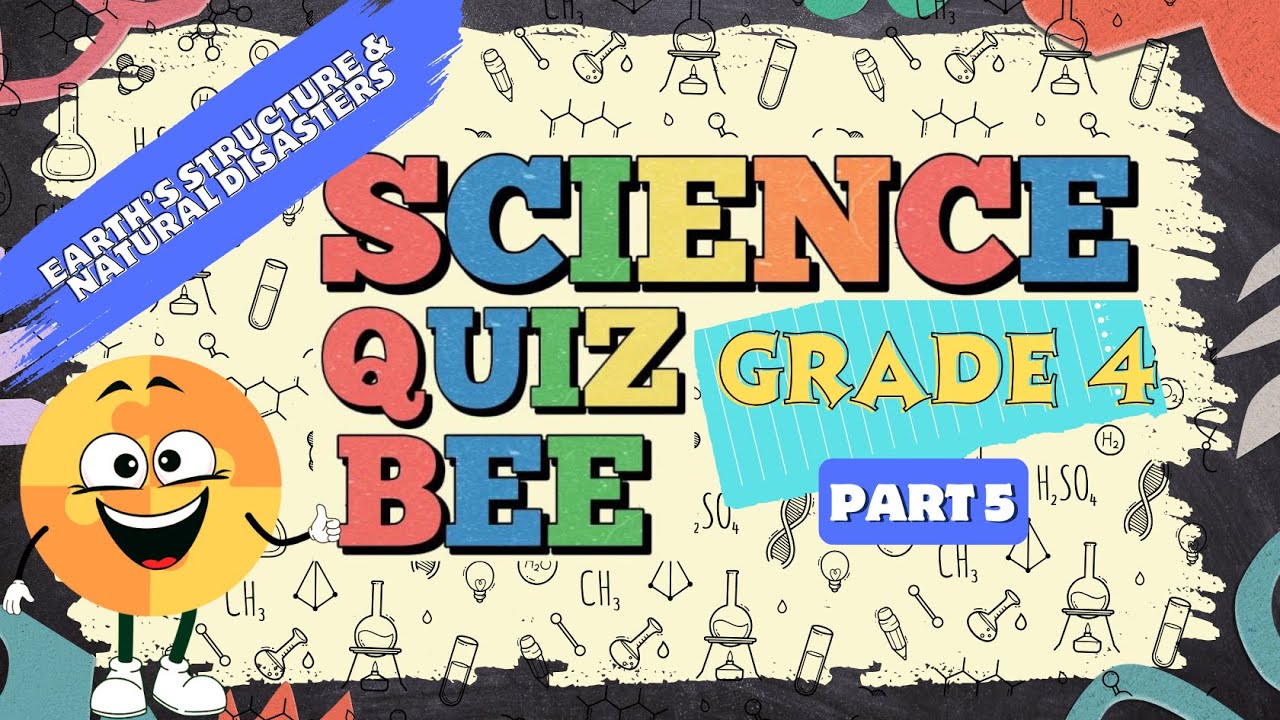 Science Quiz bee for Grade 4 | Quiz 5 | Earth’s Structure and Natural Disasters | Quiz by brainYs