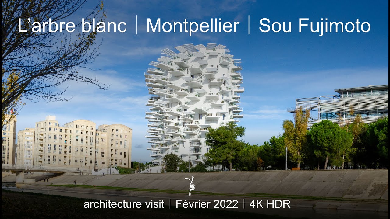 Arbre blanc｜Montpellier｜Sou Fujimoto｜architecture visit｜4K HDR