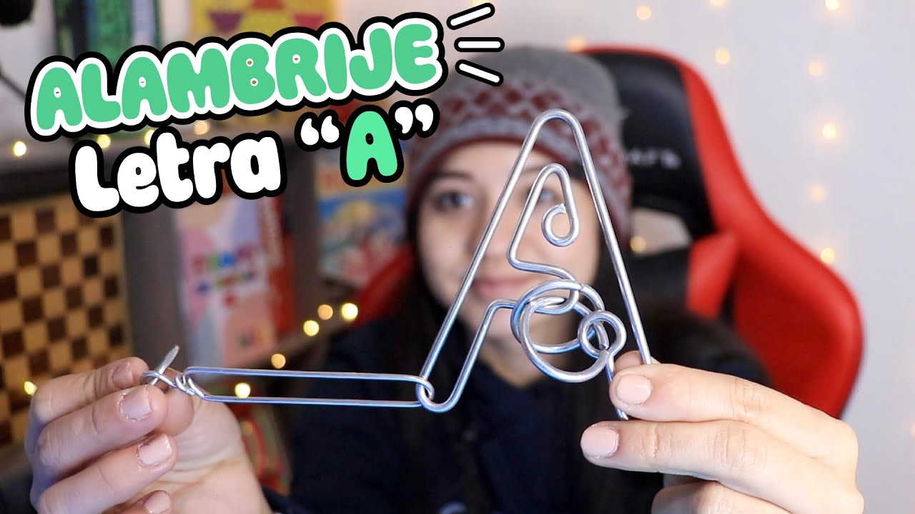 SOLUCIÓN A ROMPECABEZAS DE ALAMBRE CON FORMA DE A | ALAMBRIJES | Nayeli