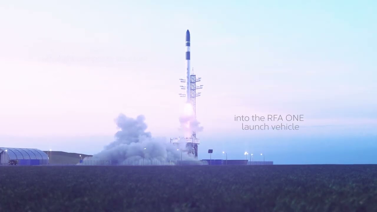 3D Animation - Grid-stiffened lattice composite structure - RFA ONE