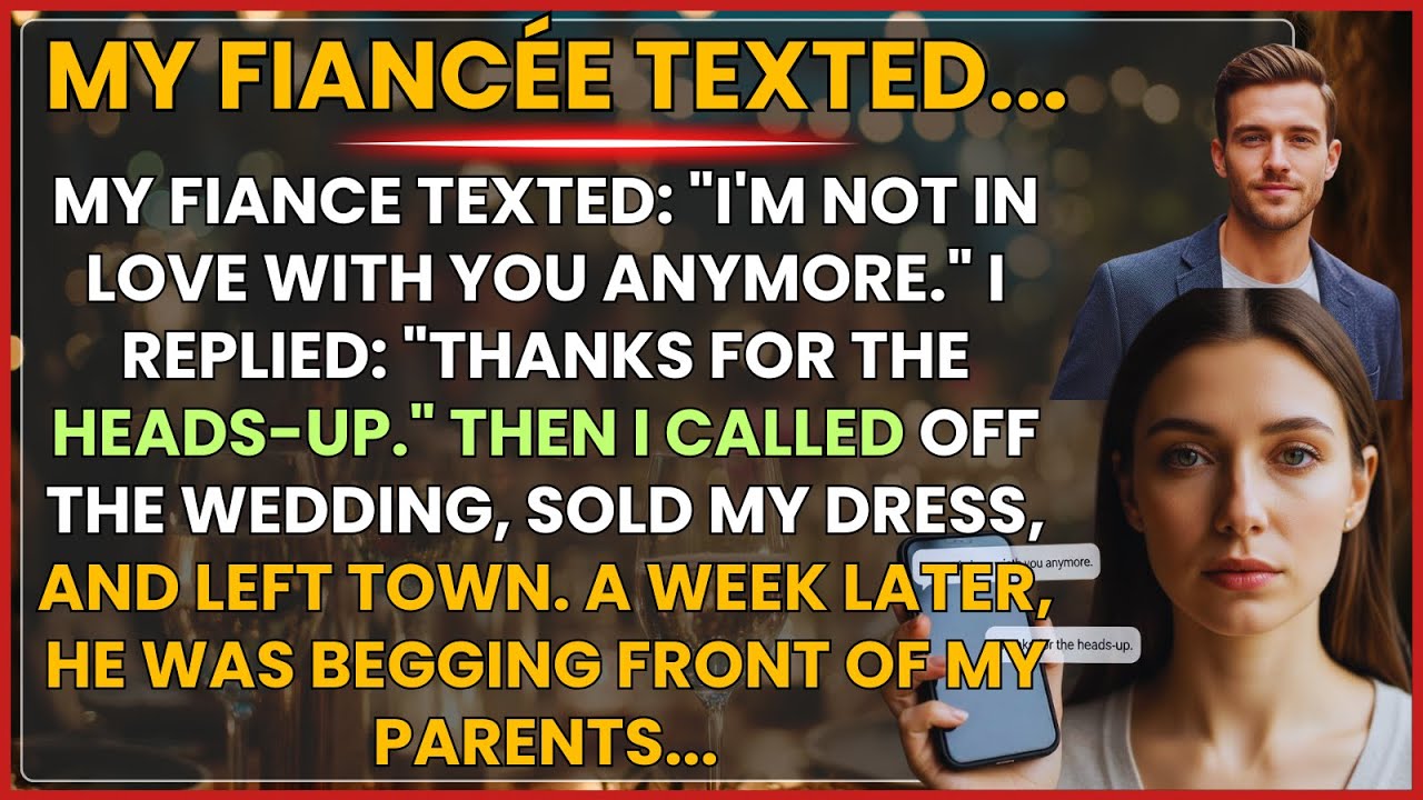 My Fiancée Texted, “I’m Not in LOVE With You Anymore.” I Replied, “Thanks for the Heads-Up.” Then ..