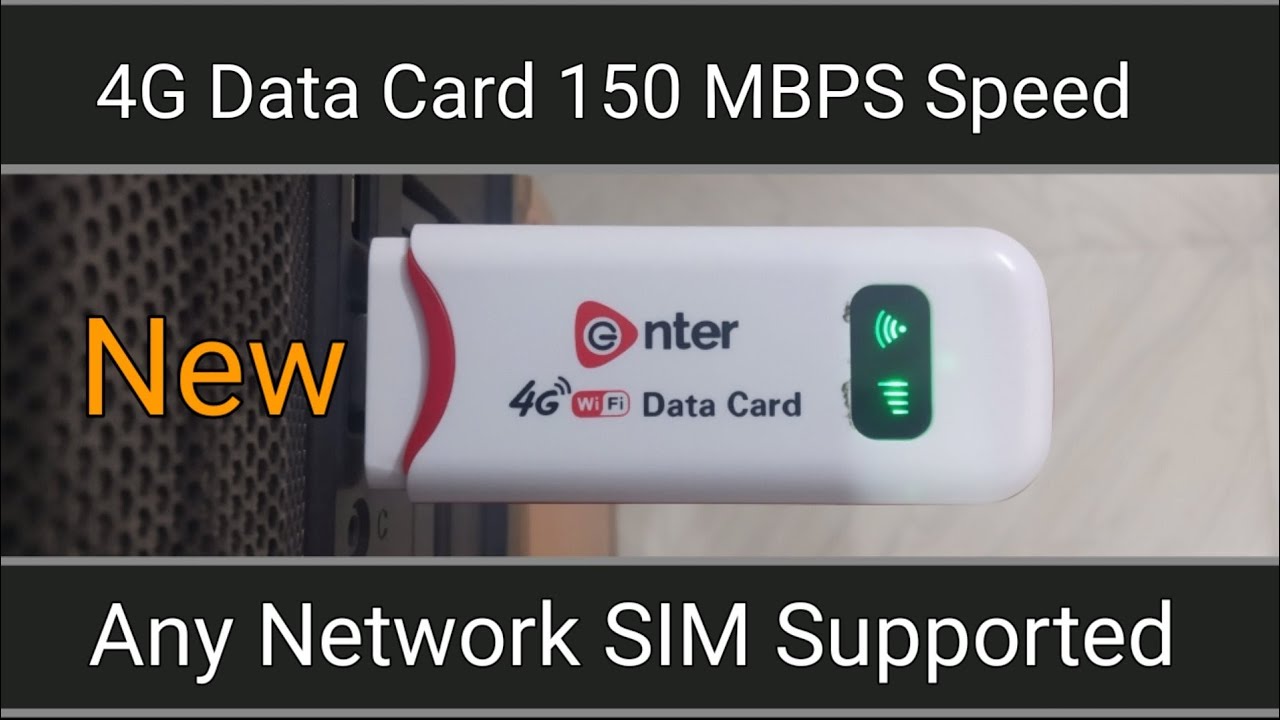 150 Mbps | All sim supported 4G hotspot | ENTER 4G DATA CARD  UNBOXING AND REVIEWING | Tamil |
