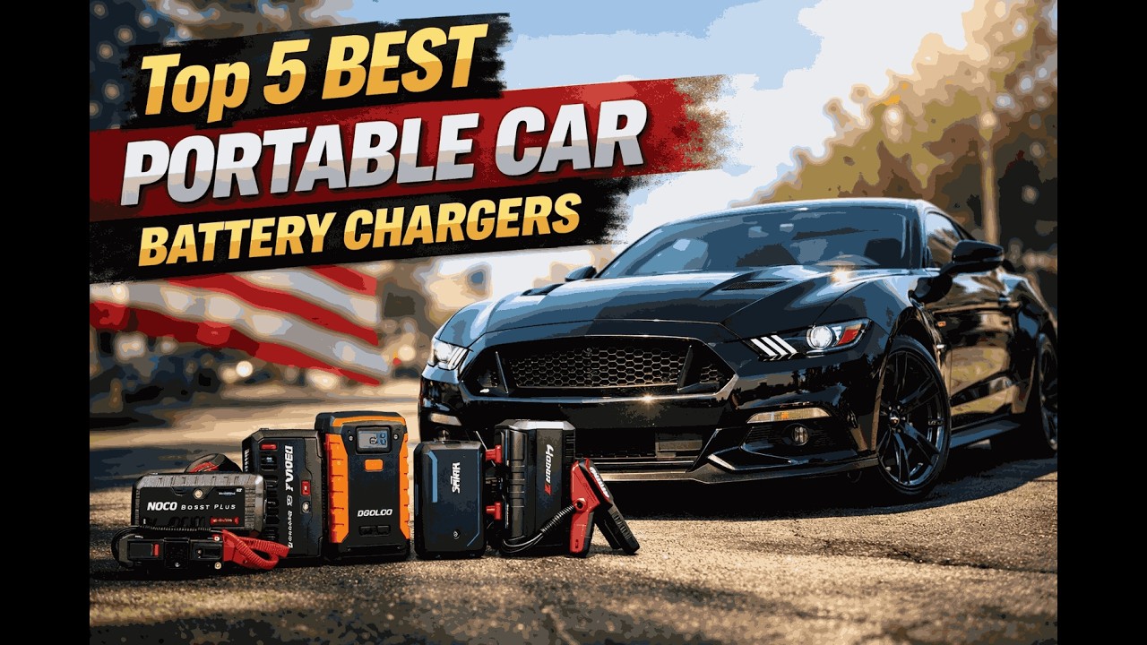 Top 5 Best Portable Car Battery Chargers in 2026