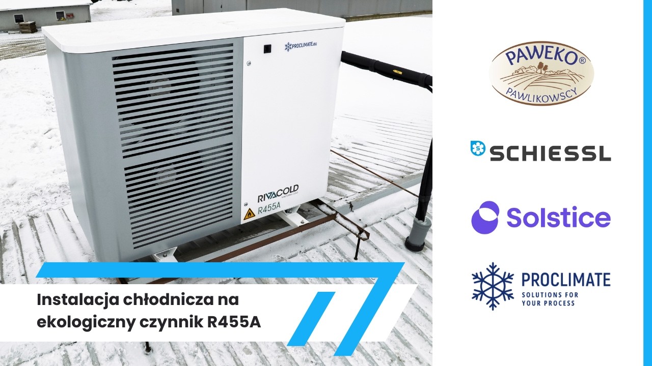Instalacja chłodnicza na R455A w Gospodarstwie Rolniczym PAWEKO