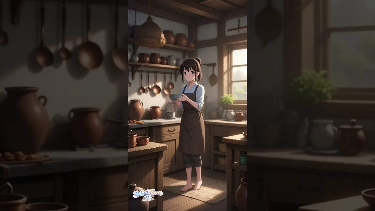 “Fresh Veggies to Tasty Dish! 🍅 Anime Girl’s Cooking Journey | Quick Recipe”