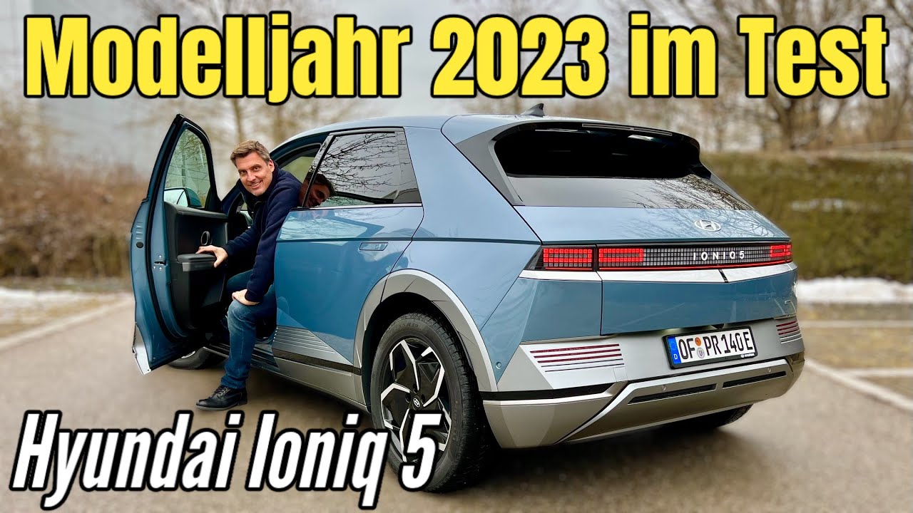 Hyundai Ioniq 5 Modelljahr 2023 im Winter-Test. Was bringt das Update? Laden | Autobahn | Review