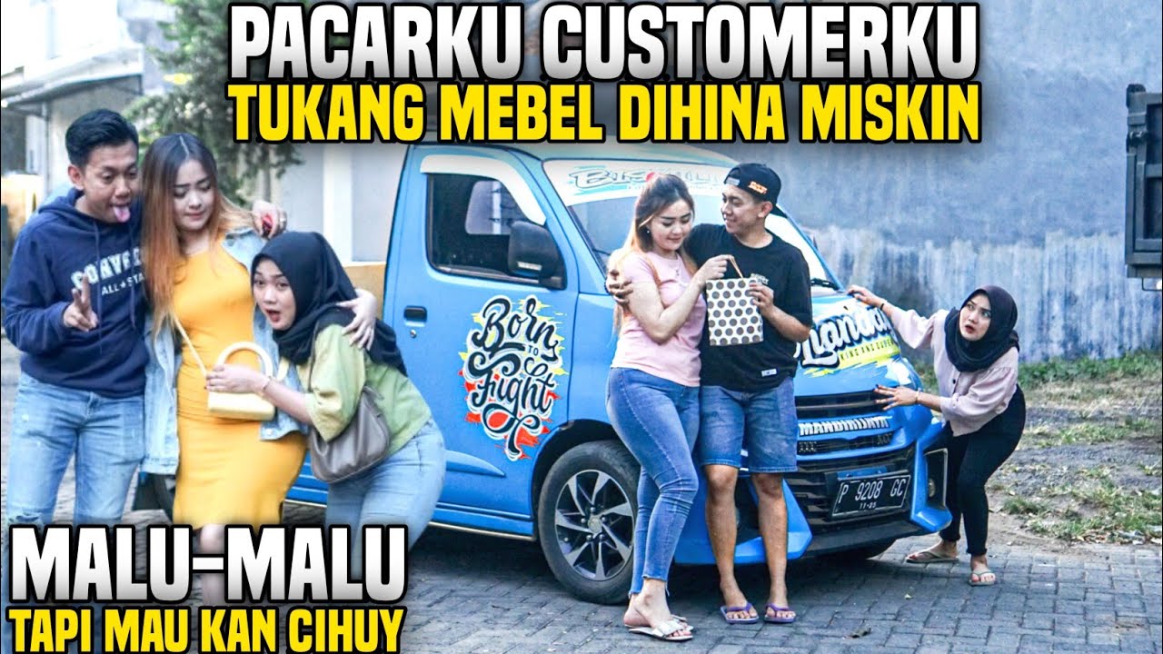 BOS MEBEL DIHINA CUMA SEORANG TUKANG MEBEL SAAT DEKETIN CUSTOMER CANTIK!! Tapi lihat wow..