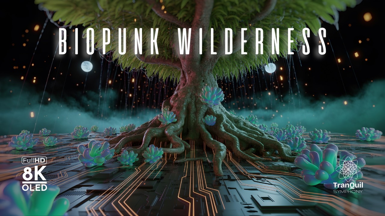 This Is What the Jungle Sounds Like in the Year 2087 — Biopunk Chill Ambient | Stress & Anxiety