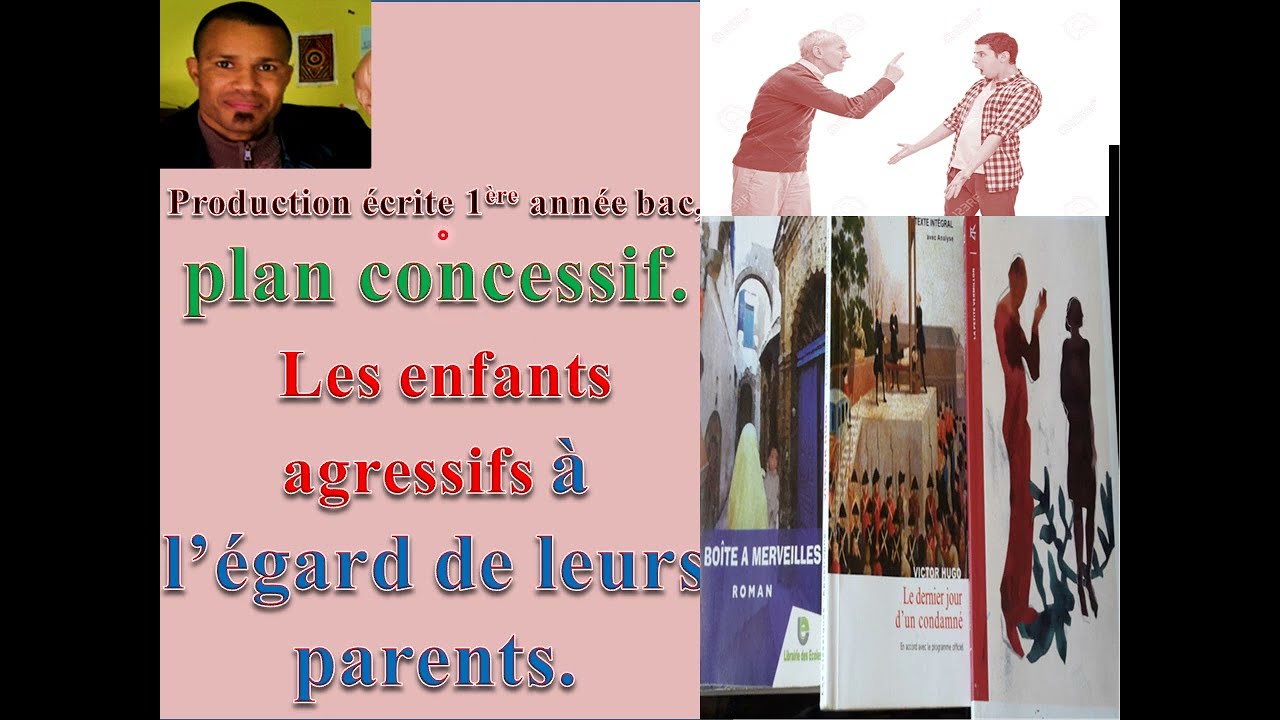 Production écrite les enfants agressifs à l'égard de leur parents 1ère A.bac plan concessif  مترجم