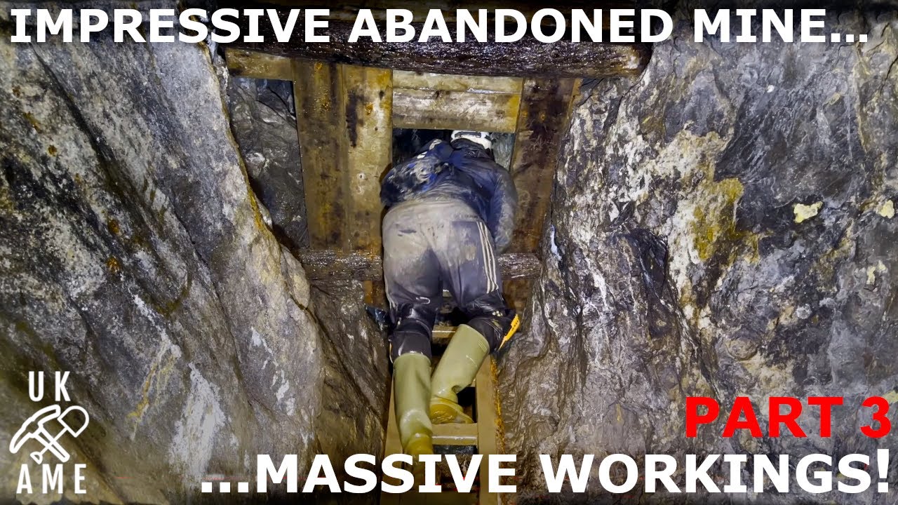 Impressive Abandoned Mine With Massive Workings :  Part 3 : The Workings Of Brownley Hill : UKAME