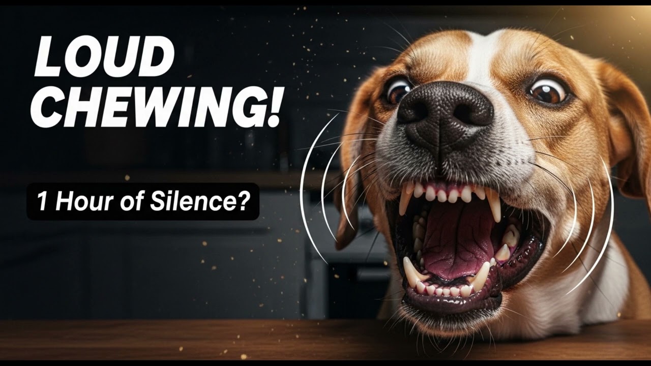 1 Hour of Silence Occasionally Broken by Loud Chewing 😳