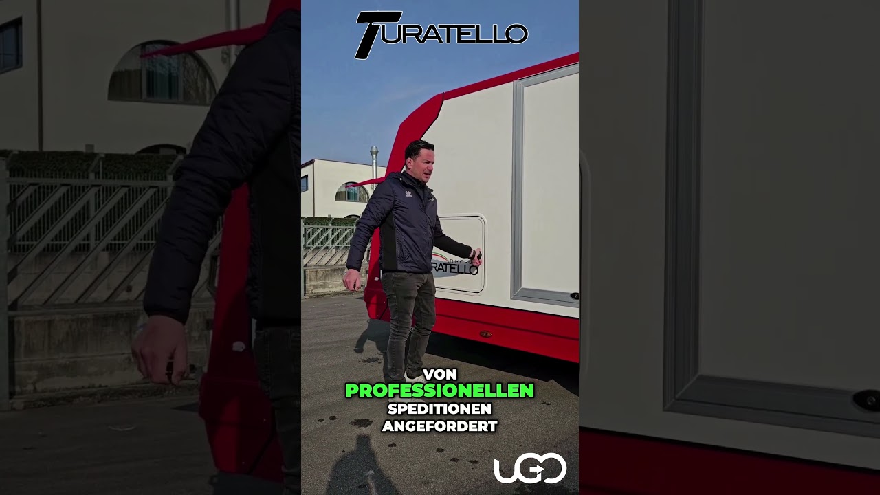 Turatello Anh&auml;nger - die kleine Seitenklappe zur Befestigung von breiten Autos