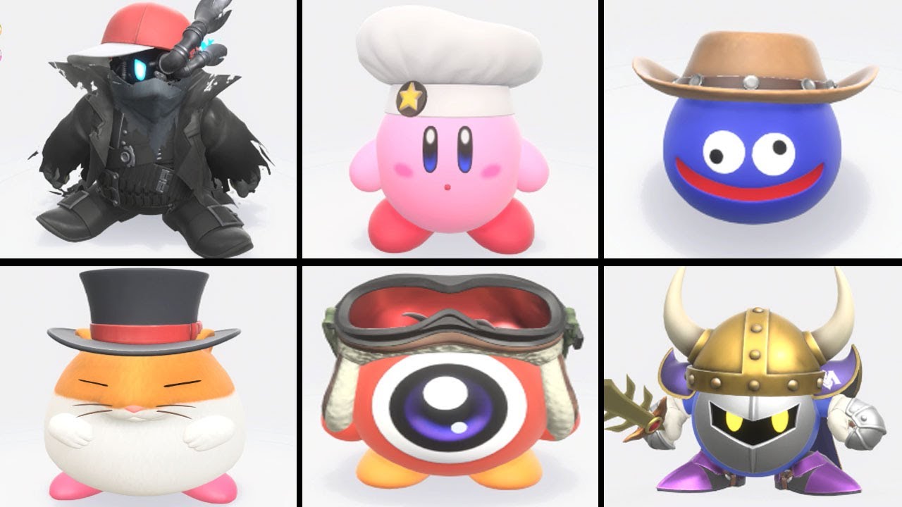 Kirby Air Riders – All Kirby Hats (Including Checklist Rewards)