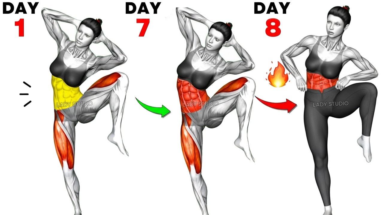 Эта 30-минутная программа упражнений поможет вам быстро избавиться от жира на животе.