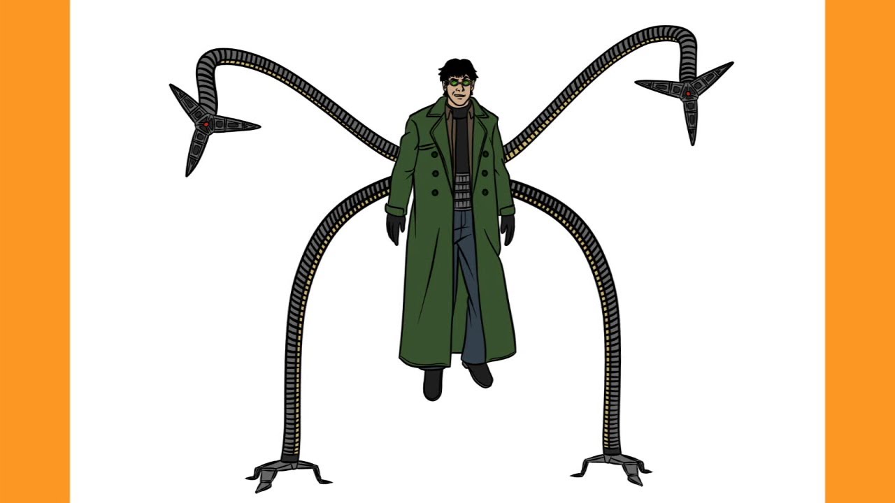 How to Draw DOCTOR OCTOPUS | Spider-Man: No Way Home