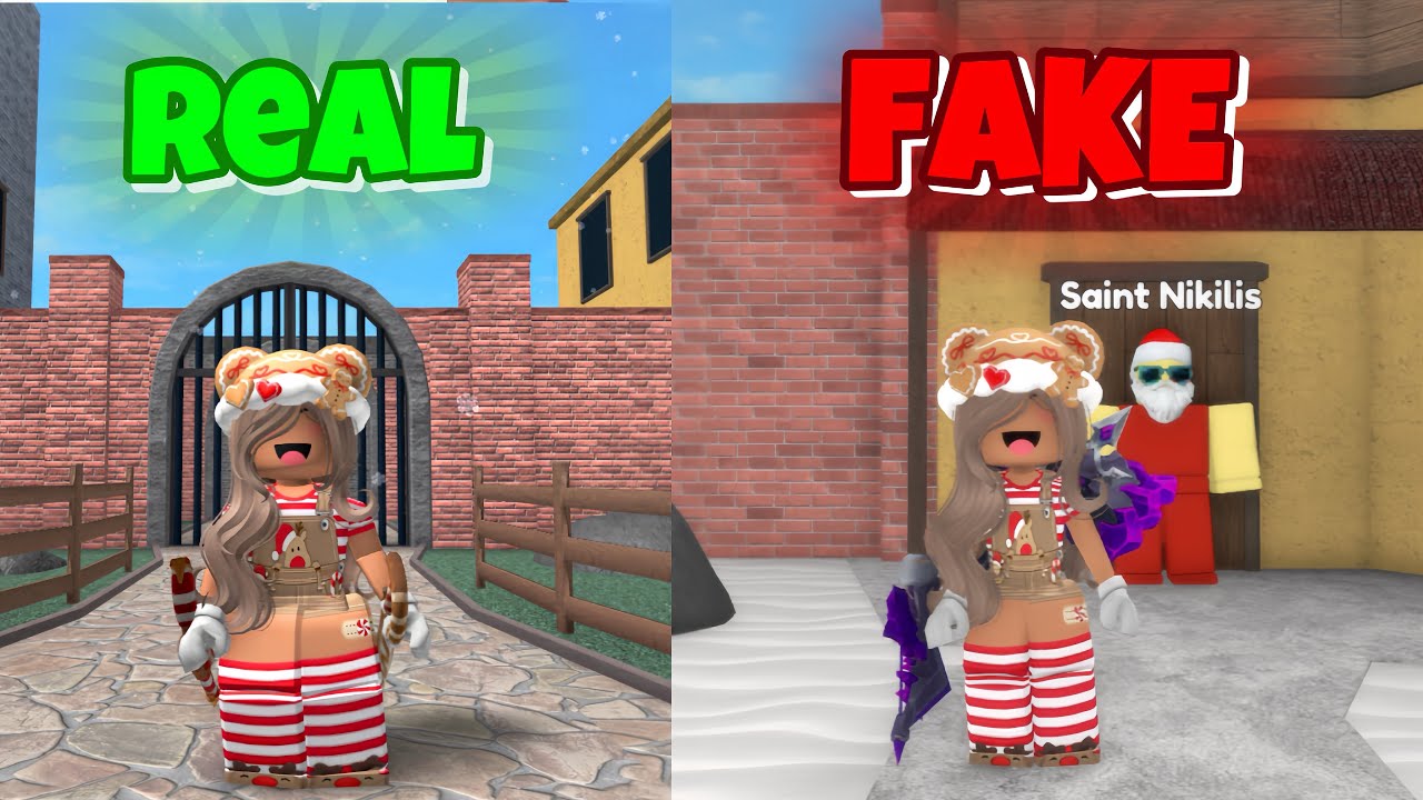 PLAYING FAKE MM2 CHRISTMAS UPDATES!❄️