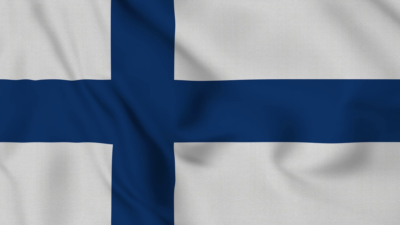 Finland Flag Waving 4K – Happiest Country on Earth