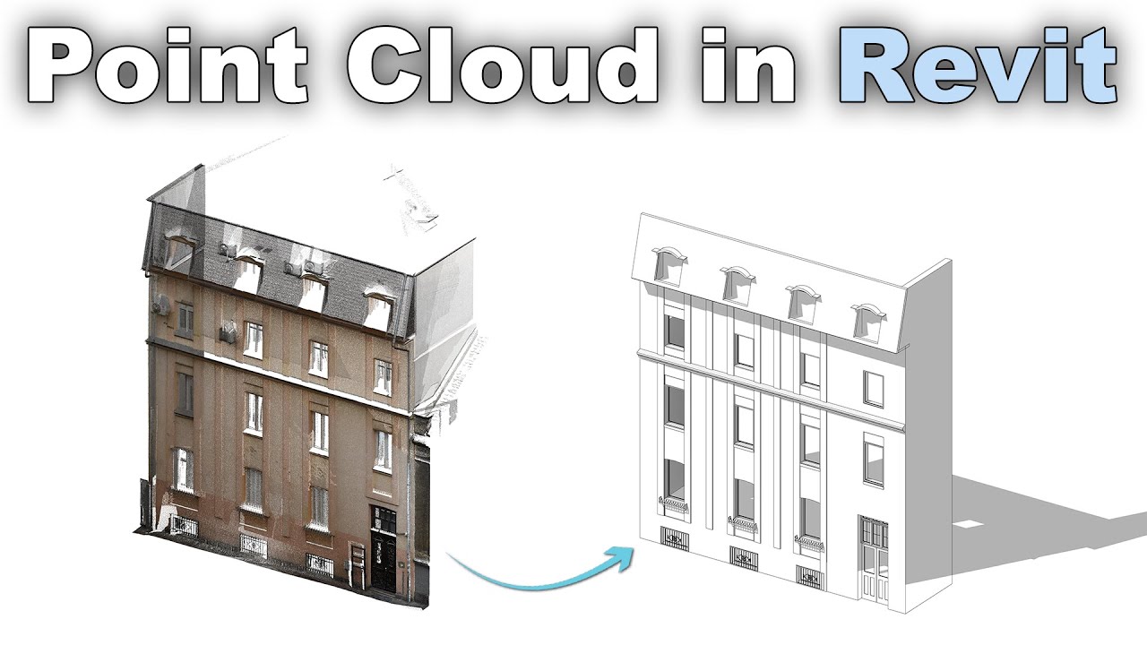 Облако точек в учебном пособии Revit
