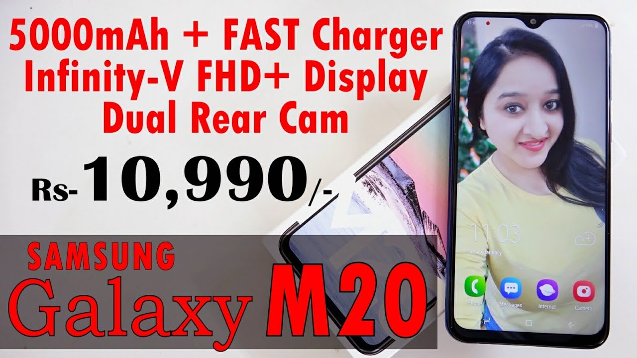 Samsung Galaxy M20 - TABAAHI(Unboxing & Overview In HINDI)