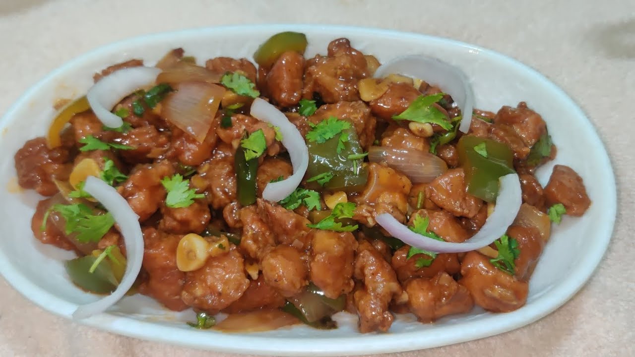 చిల్లి చికెన్ స్ట్రీట్ స్టైల్ లో #streetfood style chilli chicken#chicken#recipe#home#food#tasty#how