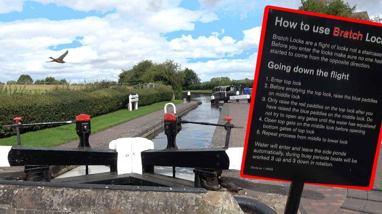 CRT volunteers help us at epic Bratch locks on the Staffordshire and Worcestershire canal (2019)