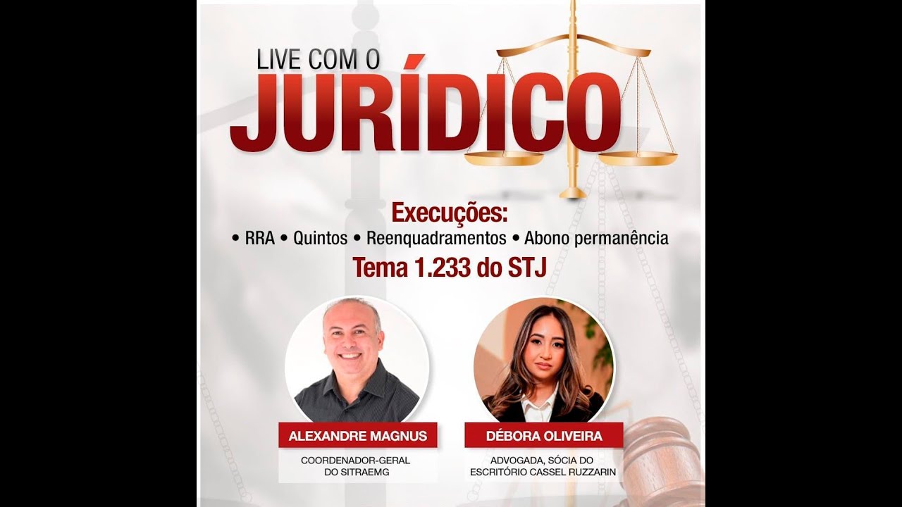 Reenquadramento, Quintos, RRA e Abono permanência são abordados em LIVE pela Direção do Sitraemg