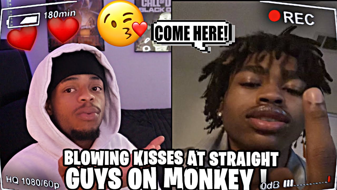 Посылаю воздушные поцелуи гетеросексуальным парням в шоу Monkey🤣 *Пошло не так👀*