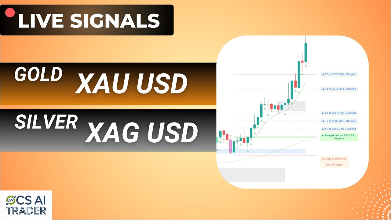 🔴Gold live trading | Silver live trading | XAUUSD live signals | XAGUSD live signals