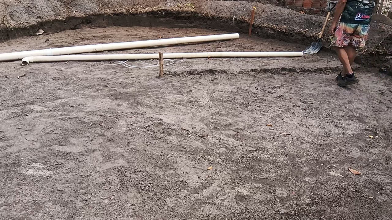 Construção de tanque de ferrocimento