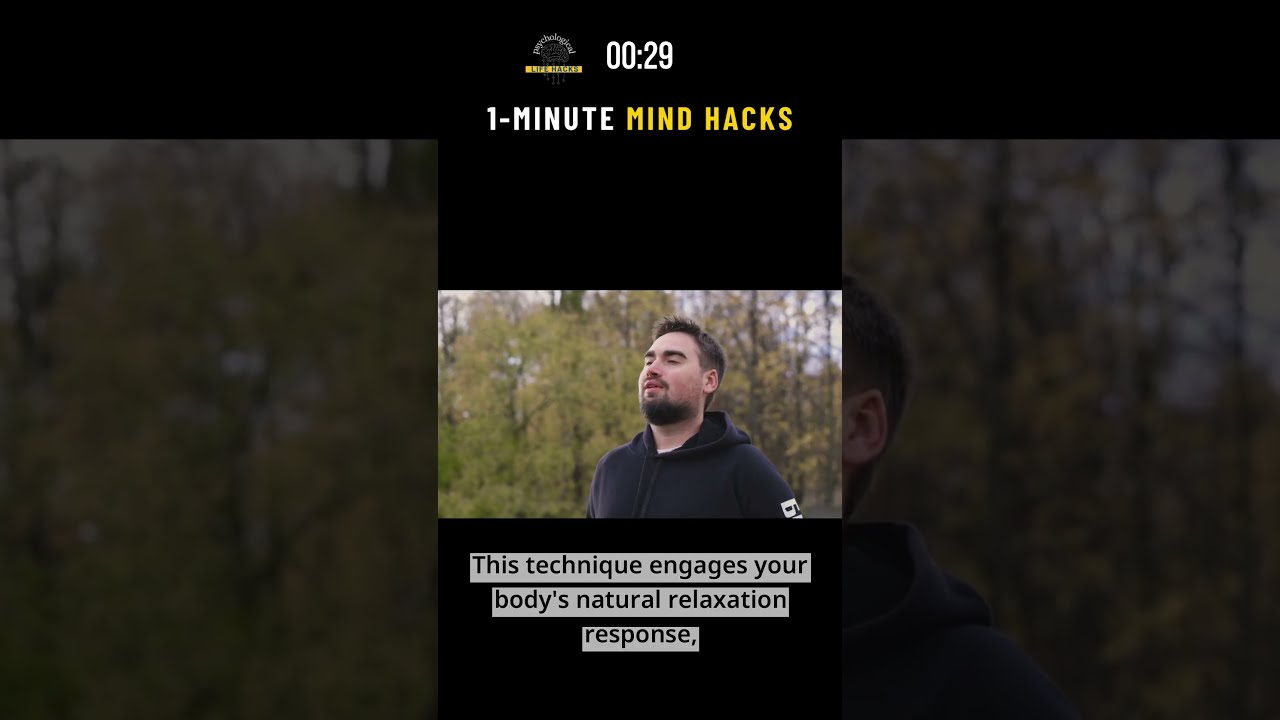 Mind Hack Stress Relief #ReleaseAnxiety #MindHack #MentalWellness #StressRelief #PsychologicalTips
