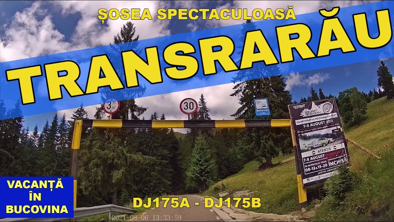 TransRARAU Bucovina traseu Chiril -  Pojorata DJ 175A - DJ 175B imagini video / Highroad Romania