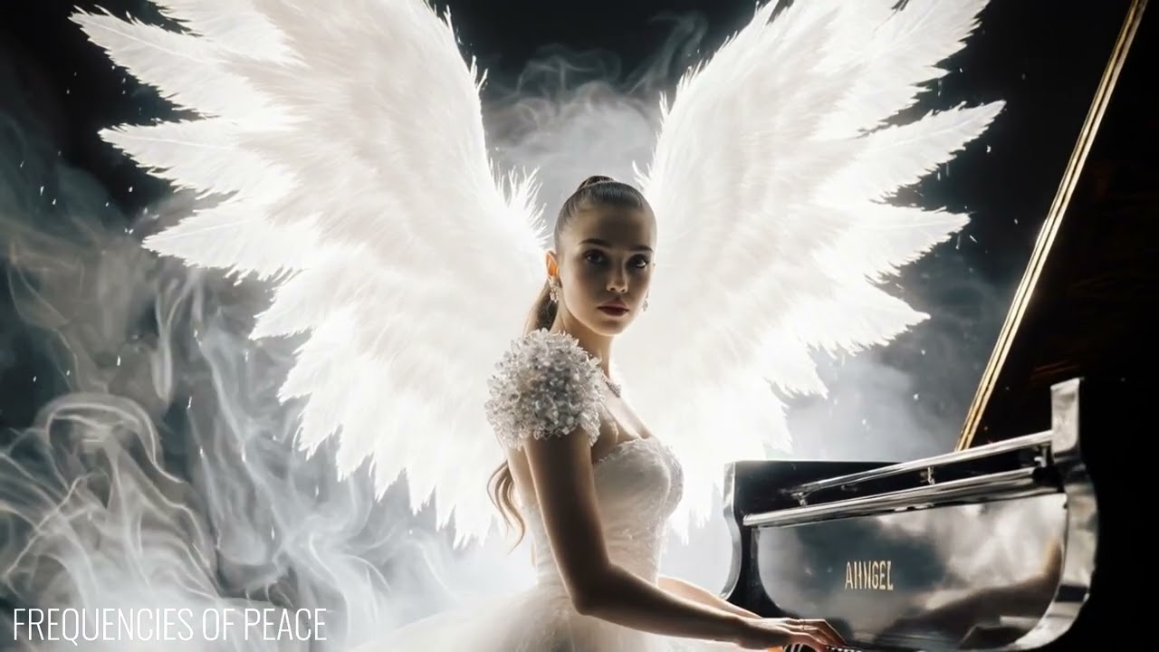 Angelic playing music to Heals All Damage to your Body, Soul and Spirit, A-Moll at 432 Hz