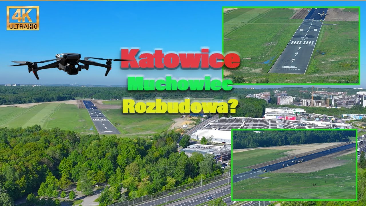 Lotnisko Katowice Muchowiec | Remont pasa startowego | Czy to początek rozbudowy?