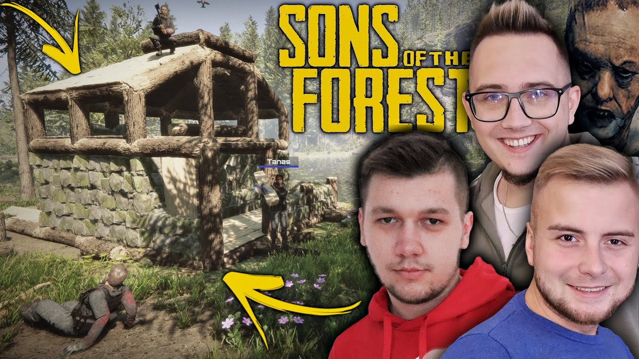 SONS OF THE FOREST [S2] #3 🔥 UCZĘ SIĘ GOTOWAĆ ROSÓŁ Z KANIBALI 🤣 BUDOWA DACHU I MEBLE 😱  MAFIASOLEC