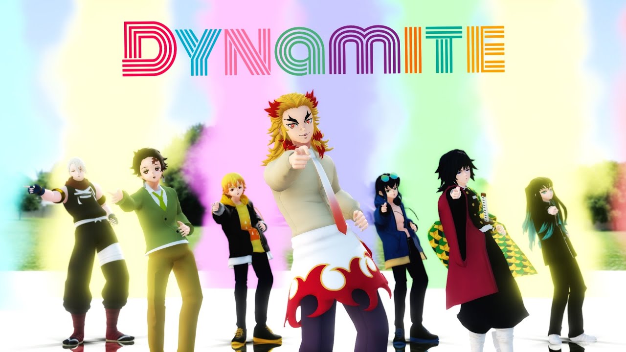 【鬼滅のMMD】BTS - Dynamite【Demon Slayer】[4K]